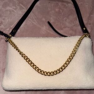 CROSSI new with out tags Sherpa shoulder bag